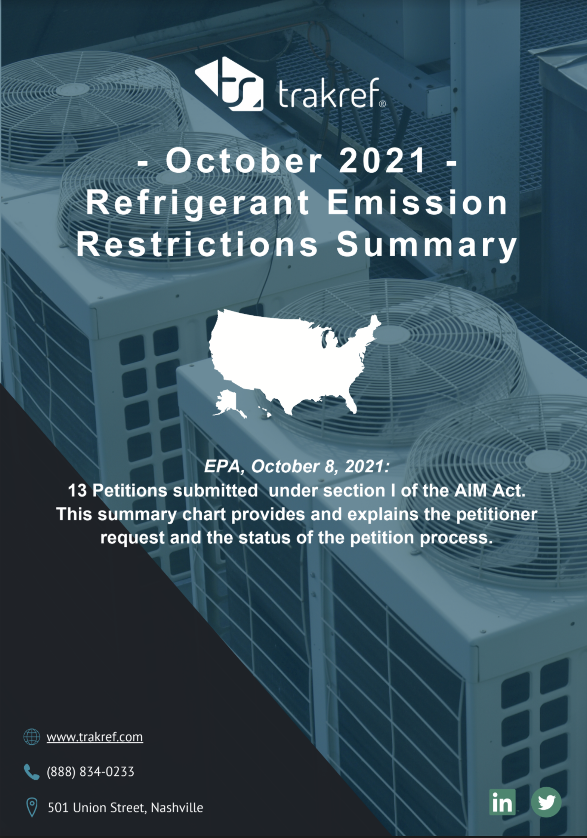 October 2021 Refrigerant Emission Restrictions Summary